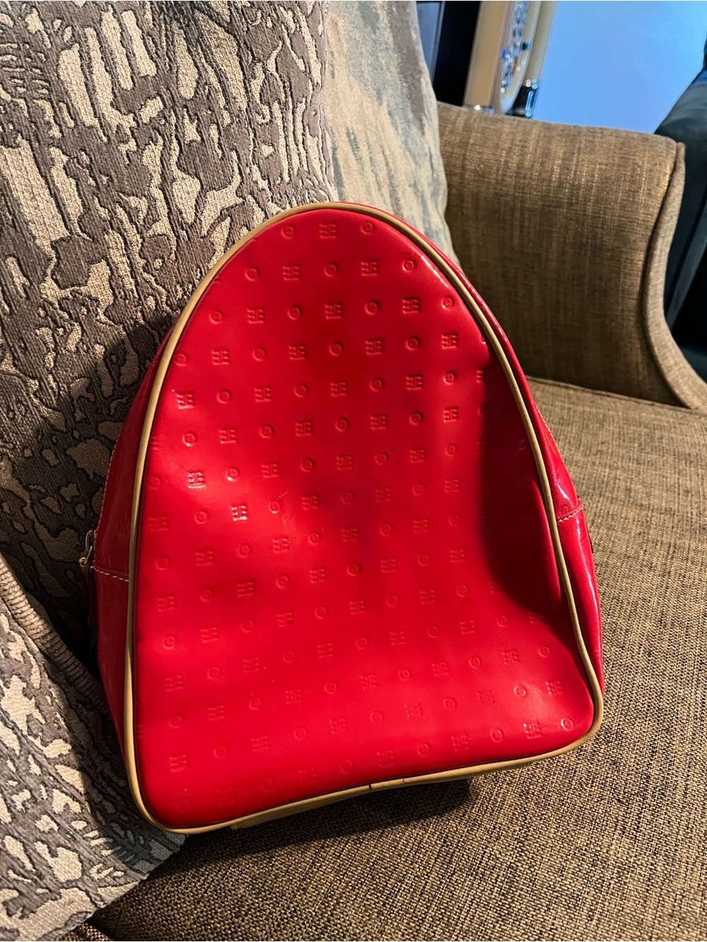Arcadia Patent Leather Backpack